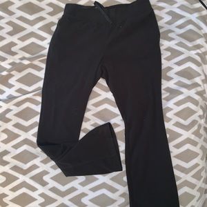 Black fleece sweatpants